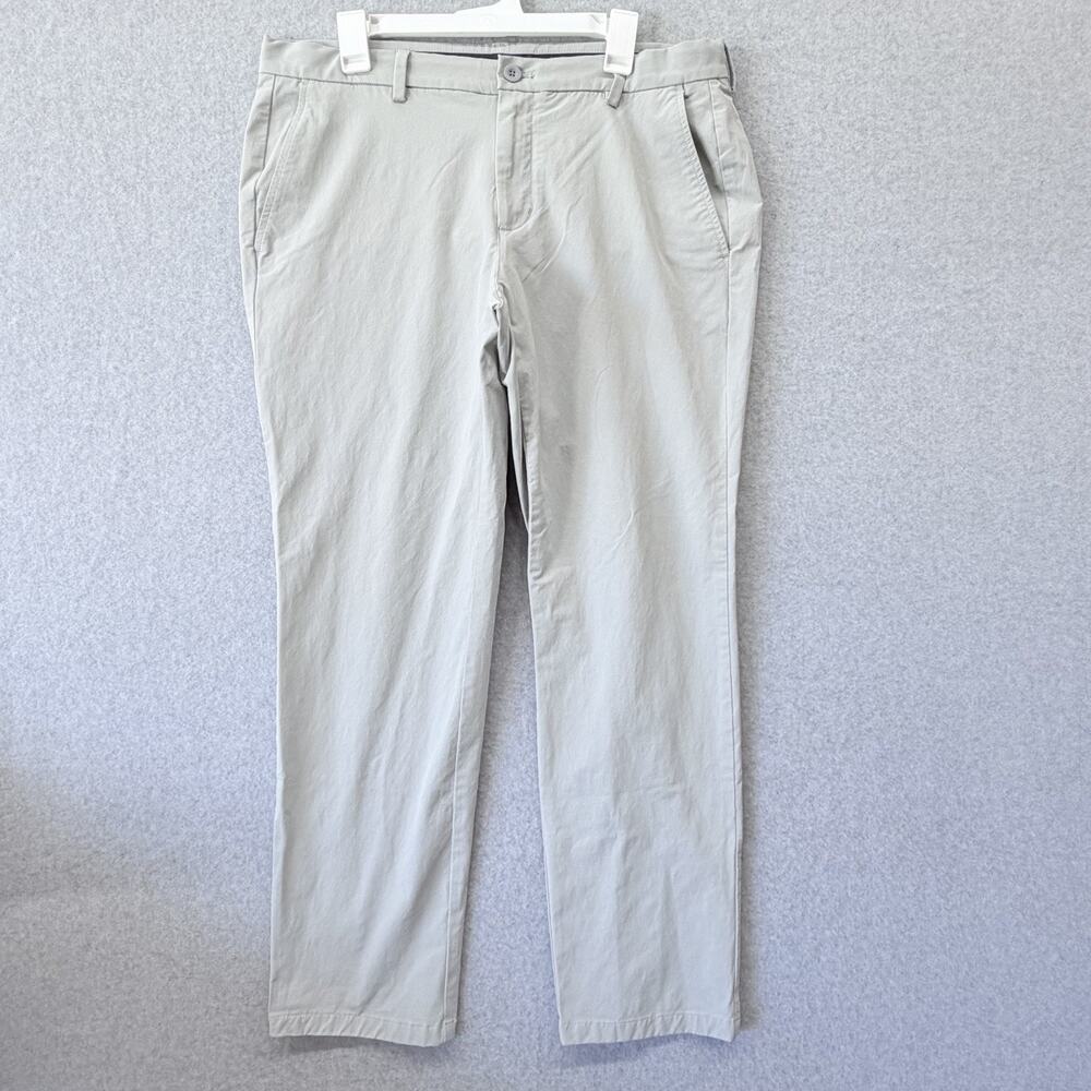 Vineyard Vines Pants Mens 36x30 Gray Performance Stretch Chino Golf Preppy